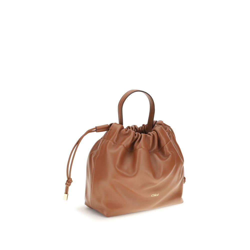 Chloé Small Icons Shoulder Bag - Tan Brown