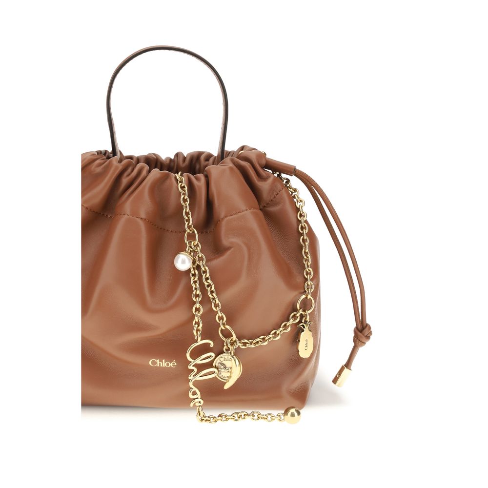 Chloé Small Icons Shoulder Bag - Tan Brown