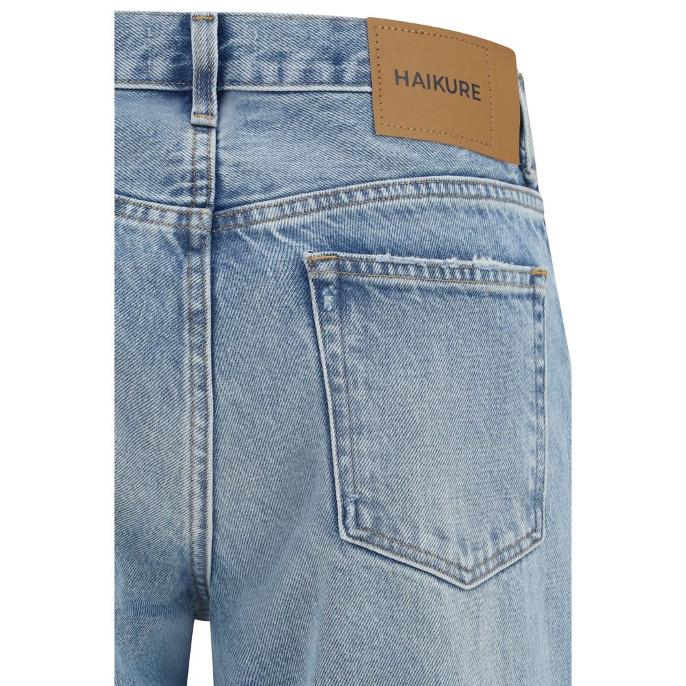 Haikure Lisa Light Wash Straight-Leg Denim Jeans