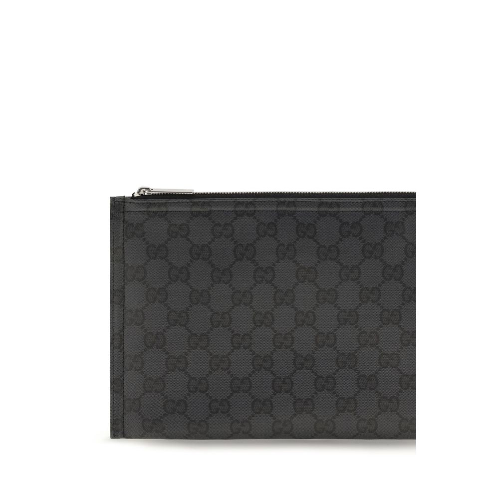 Gucci Essence Classic Large Pouch - Black
