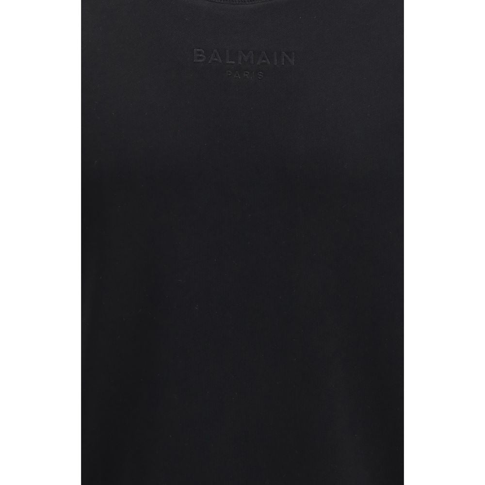 Balmain Cotton Sweatshirt - Black