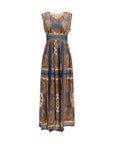 Zimmermann Silk Mahon Pleated Maxi Dress - White