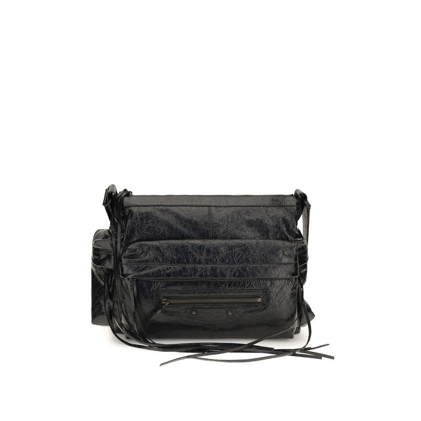Balenciaga Le City Multipocket Medium Shoulder Bag - Black