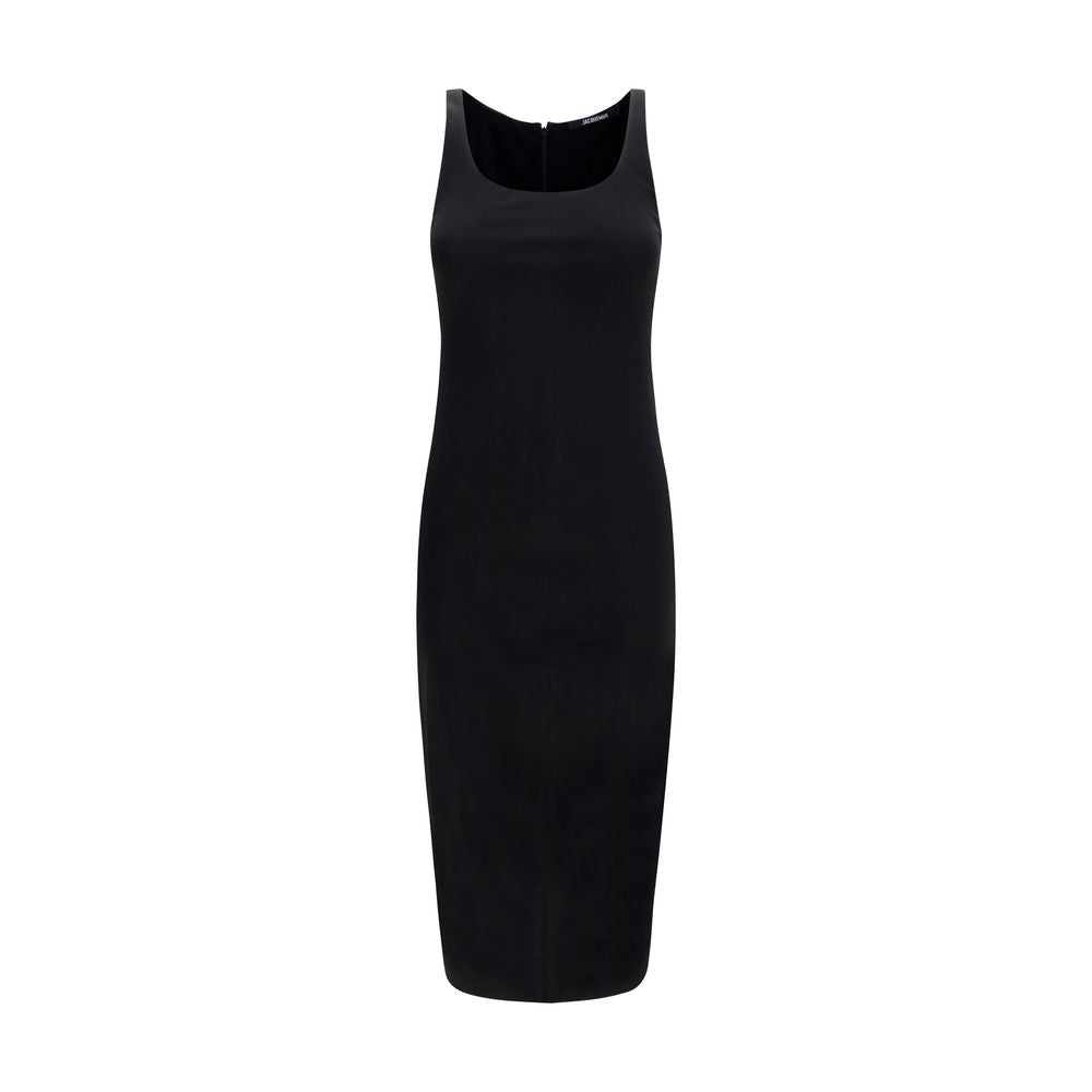 Jacquemus Regata Midi Dress - Black