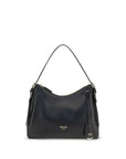 Prada Medium Leather Aimée Shoulder Bag - Black