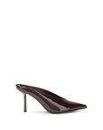 LE SILLA Clivage Heeled Mules - Bordeaux