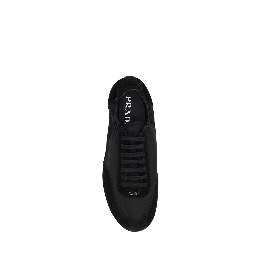 Prada Re-Nylon Low Top Sneakers - Black