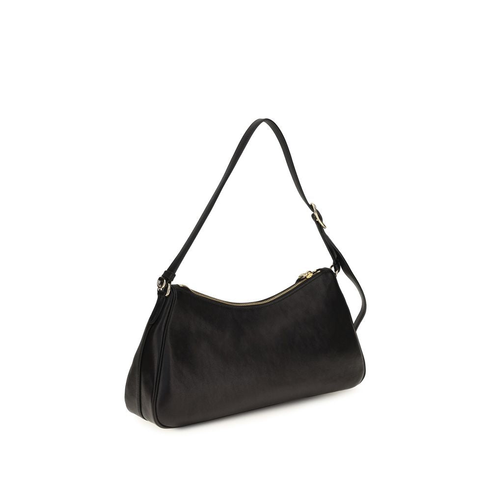Prada Leather Aimée Shoulder Bag - Black