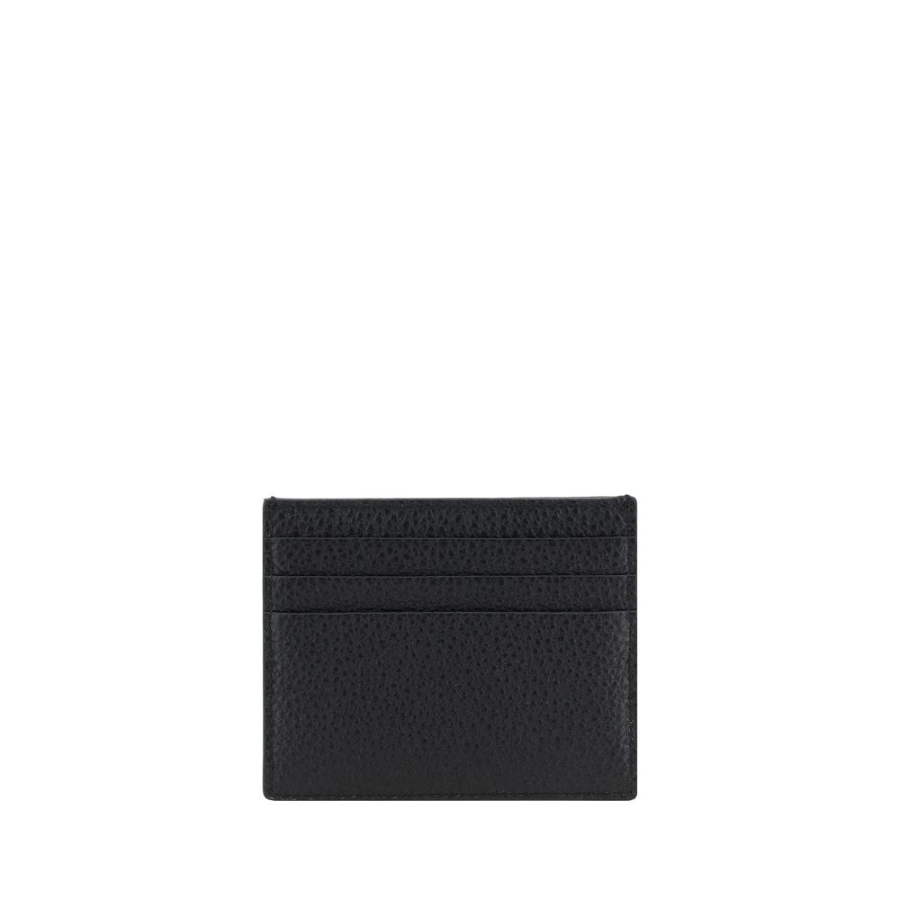 Prada Leather Card Holder - Black