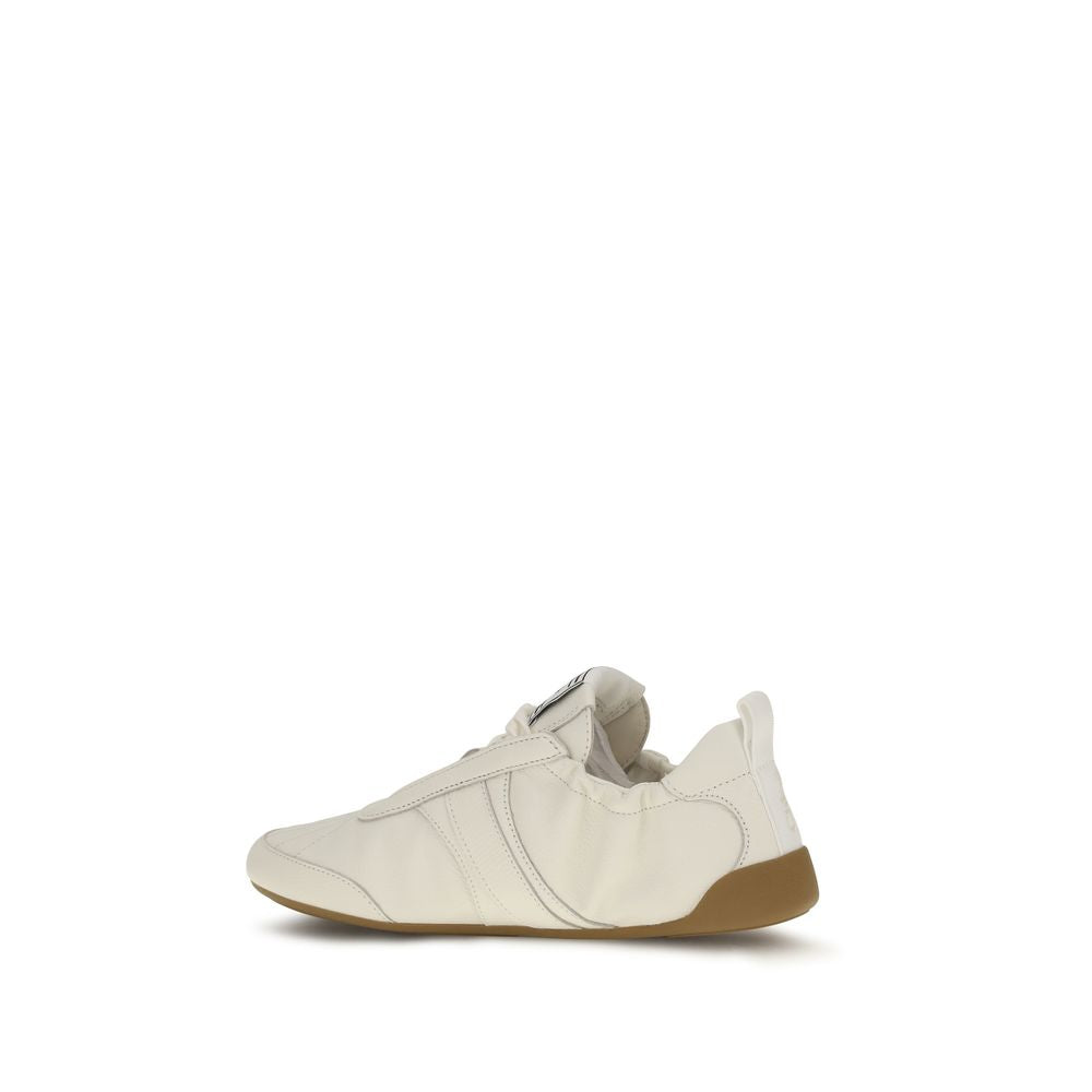Chloé Kick Athletic Sneakers - Ivory/Beige