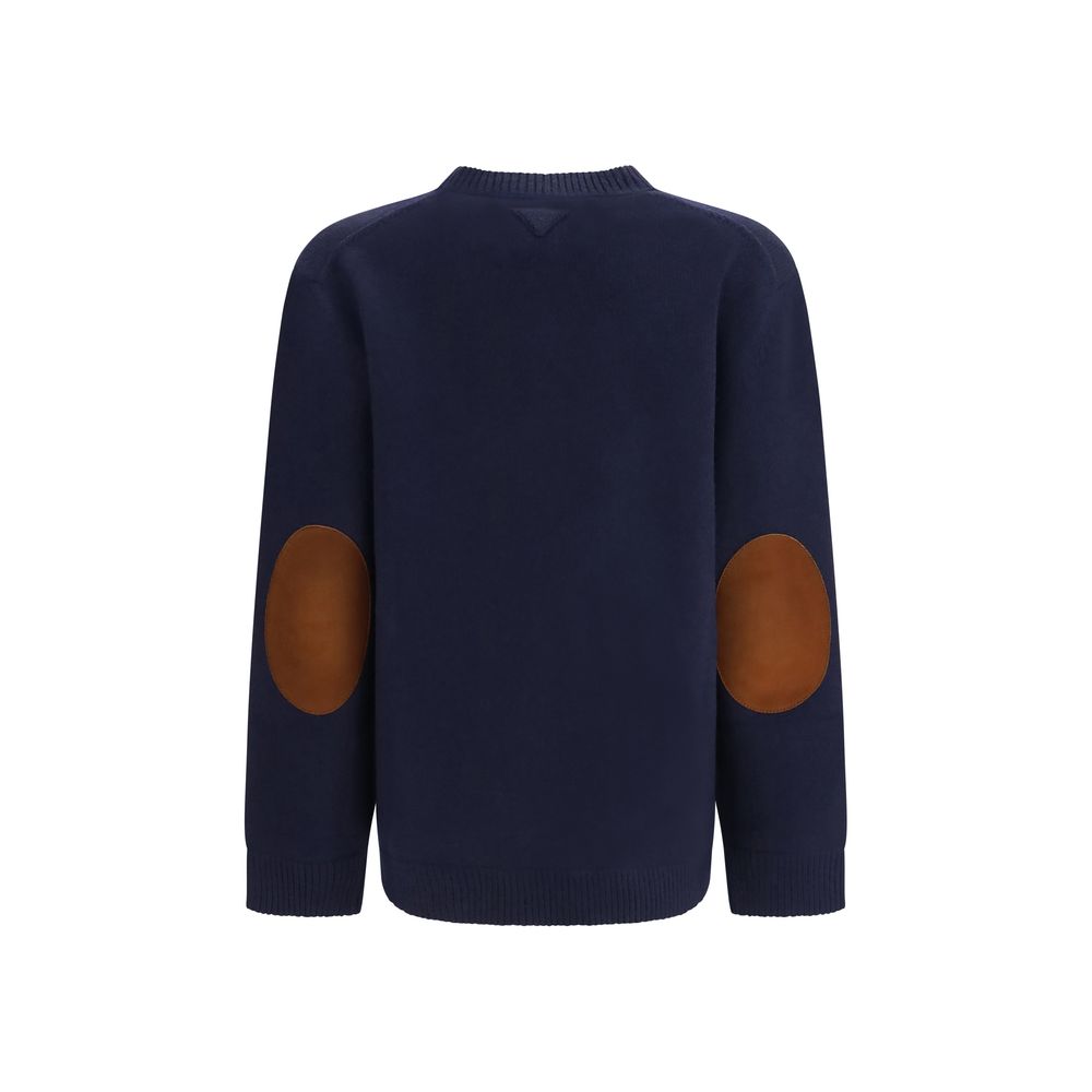 Prada Wool Crewneck Sweater - Blue