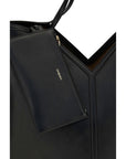 Saint Laurent Leather Large Y Tote Bag - Black