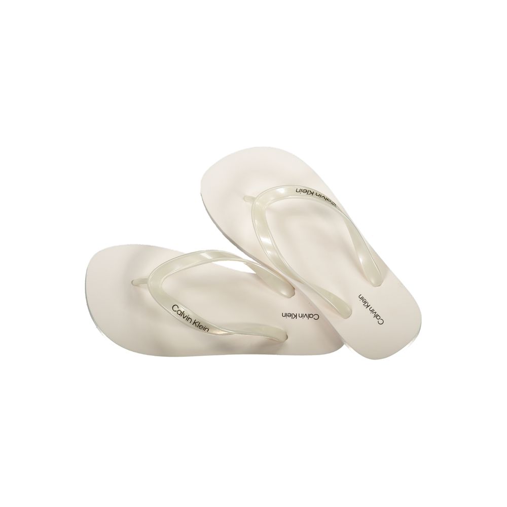Calvin Klein Flip Flops - White