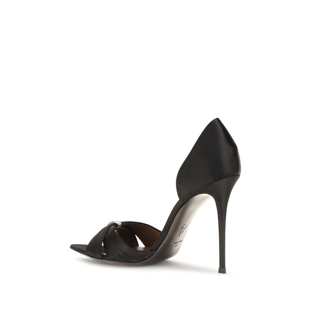 Giuseppe Zanotti Lumière Stiletto Heel Sandals - Black