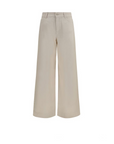 Max Mara Cotton Wide Leg Pants - Cool Beige