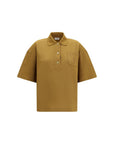 Saint Laurent Cotton Cassandre Polo Shirt - Multicolor/Mustard