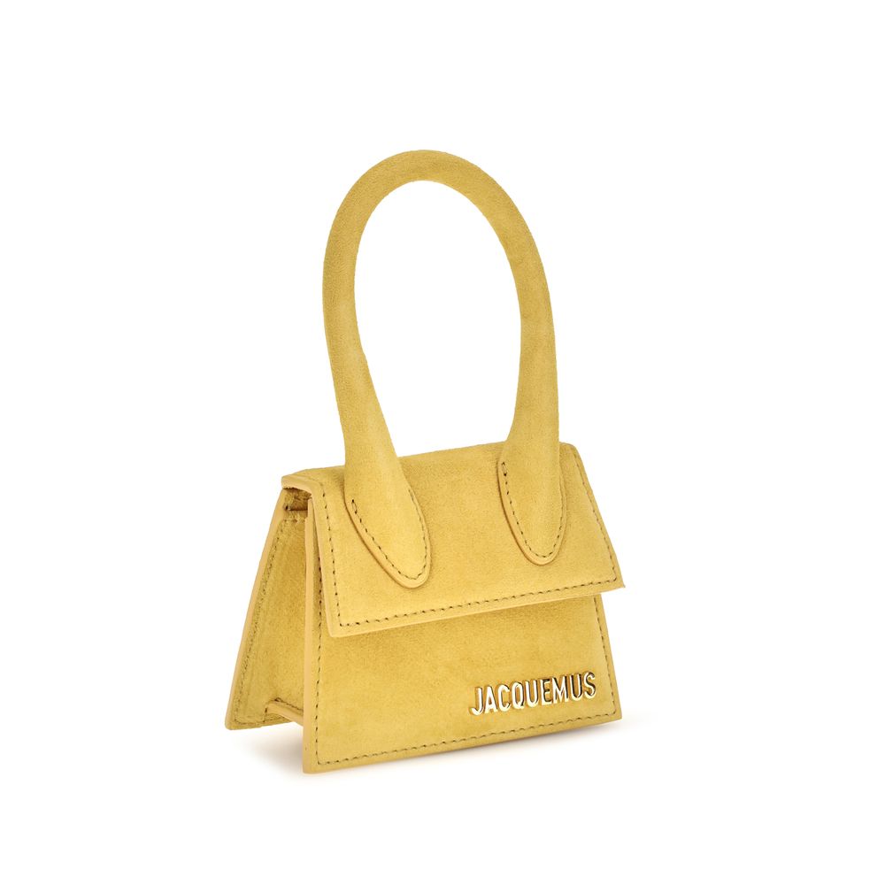 Jacquemus Leather Le Chiquito Mini Bag - Limoncello Yellow