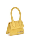 Jacquemus Leather Le Chiquito Mini Bag - Limoncello Yellow