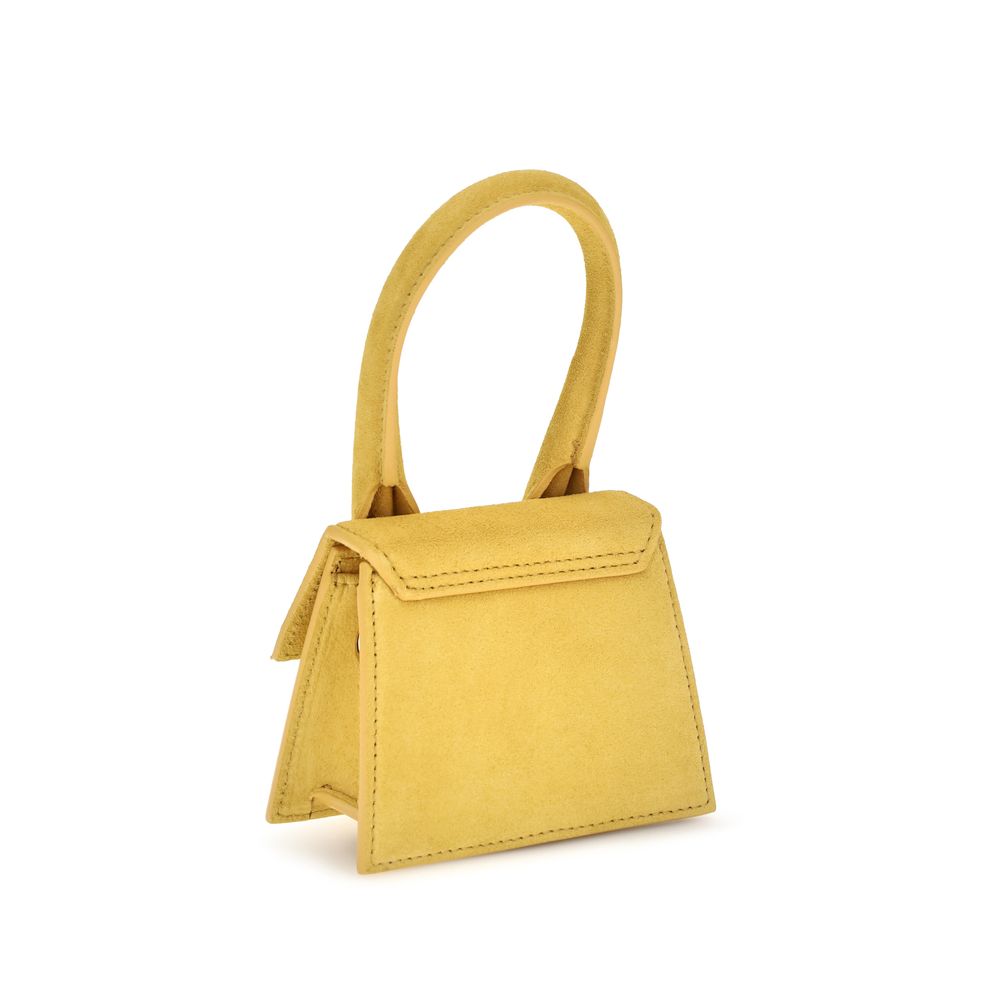 Jacquemus Leather Le Chiquito Mini Bag - Limoncello Yellow