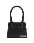 Jacquemus Leather Le Chiquito Medium Bag - Black