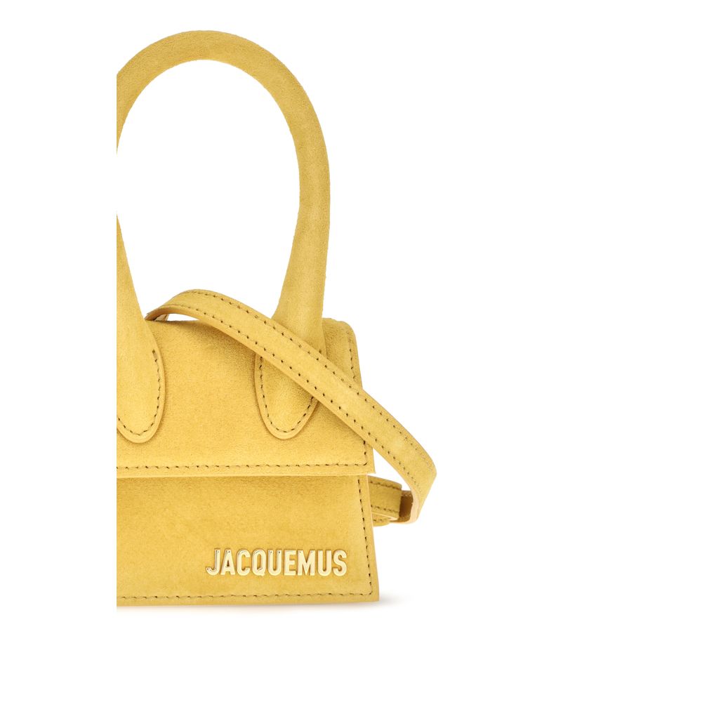 Jacquemus Leather Le Chiquito Mini Bag - Limoncello Yellow