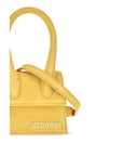 Jacquemus Leather Le Chiquito Mini Bag - Limoncello Yellow