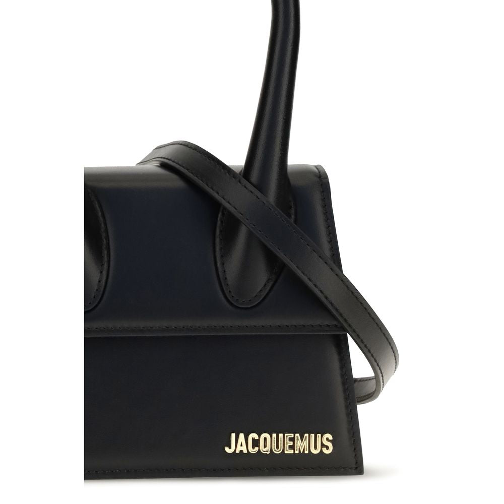 Jacquemus Leather Le Chiquito Medium Bag - Black