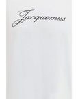 Jacquemus Logo Script Long Sleeve Top - White