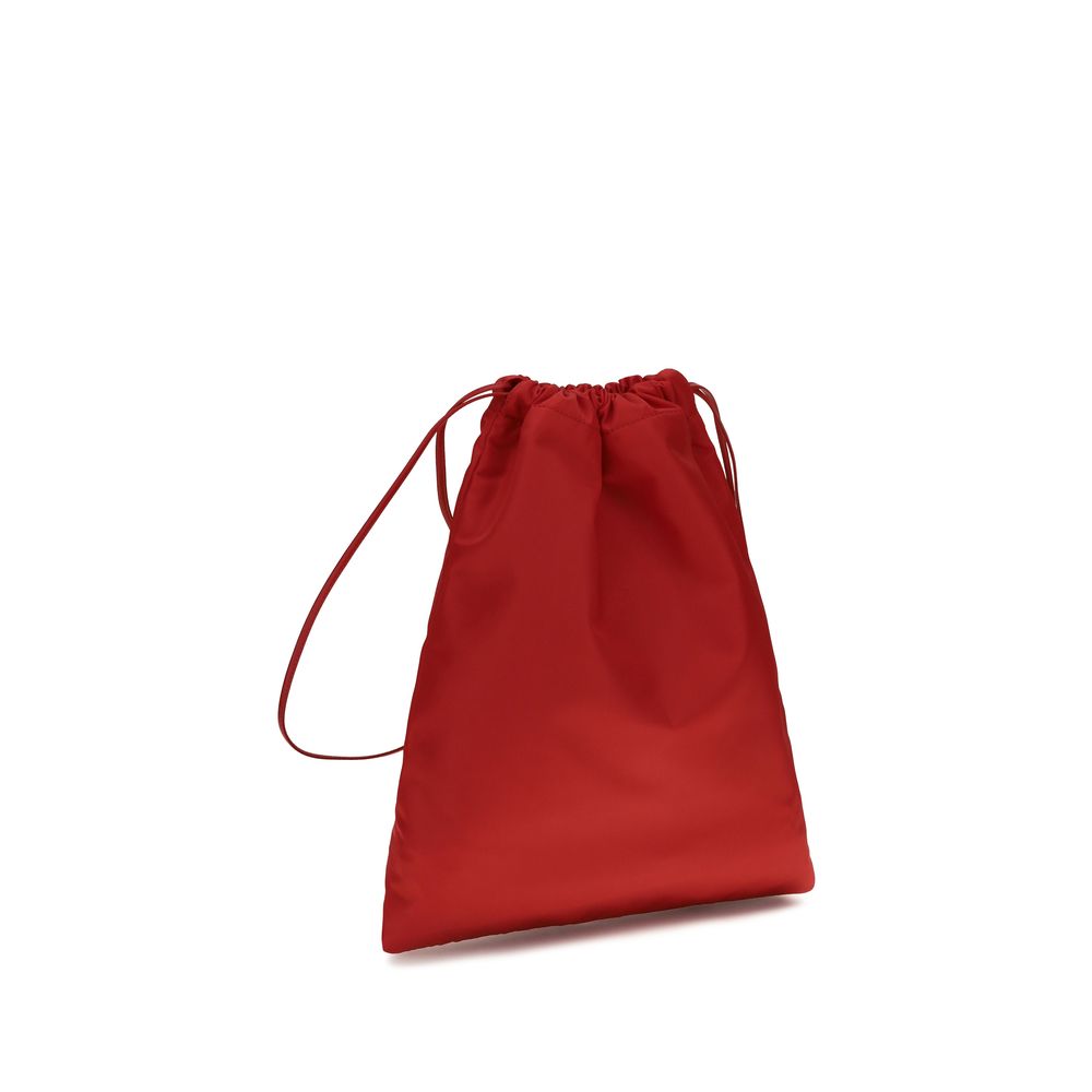 Prada Wish Re-Nylon Pouch Bag - Red