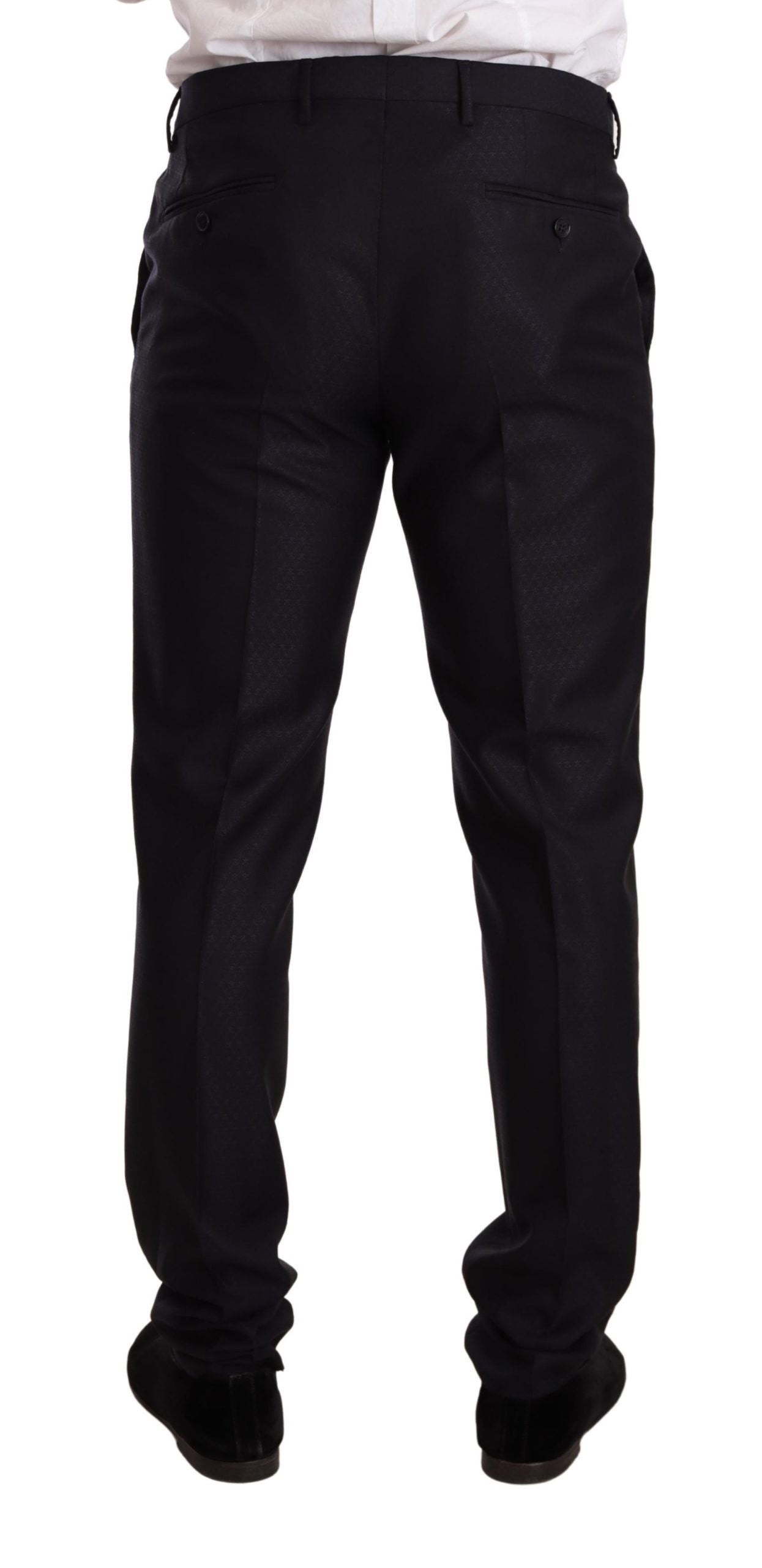 Dolce &amp; Gabbana Martini Jacquard Blazer &amp; Pants 2-Piece Suit - Deepest Blue
