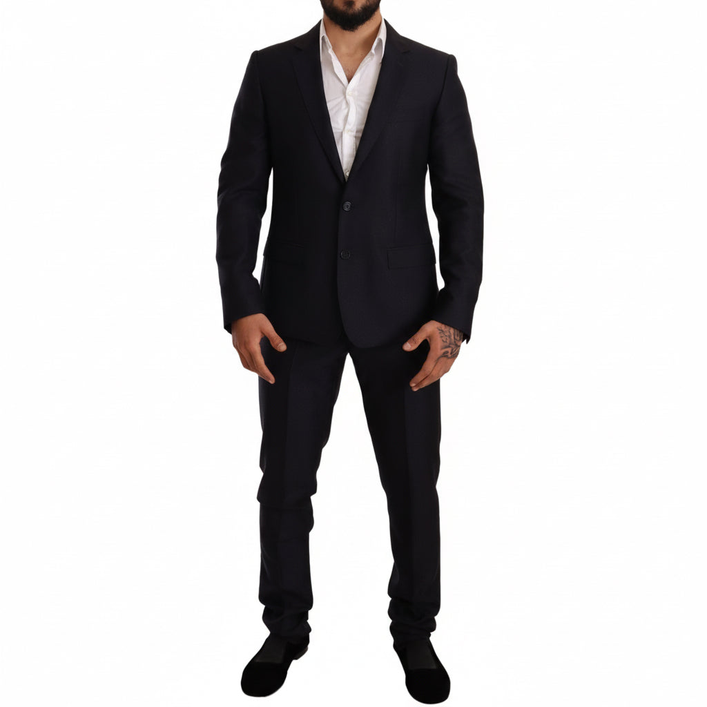 Dolce & Gabbana Martini Blazer & Pants 2-Piece Suit - Deepest Blue