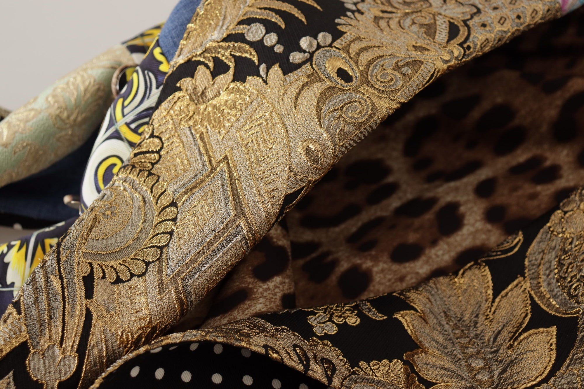 Dolce &amp; Gabbana Double-Breasted Gallery Jacquard Blazer