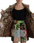 Dolce & Gabbana Double-Breasted Gallery Jacquard Blazer