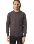 Uominitaliani Merino Wool Crewneck Sweater - Gray/Grey