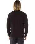 Uominitaliani Merino Wool Crewneck Sweater - Deep Brown