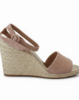 Prada Suede Leather Ankle Strap Sandals - Powder Pink