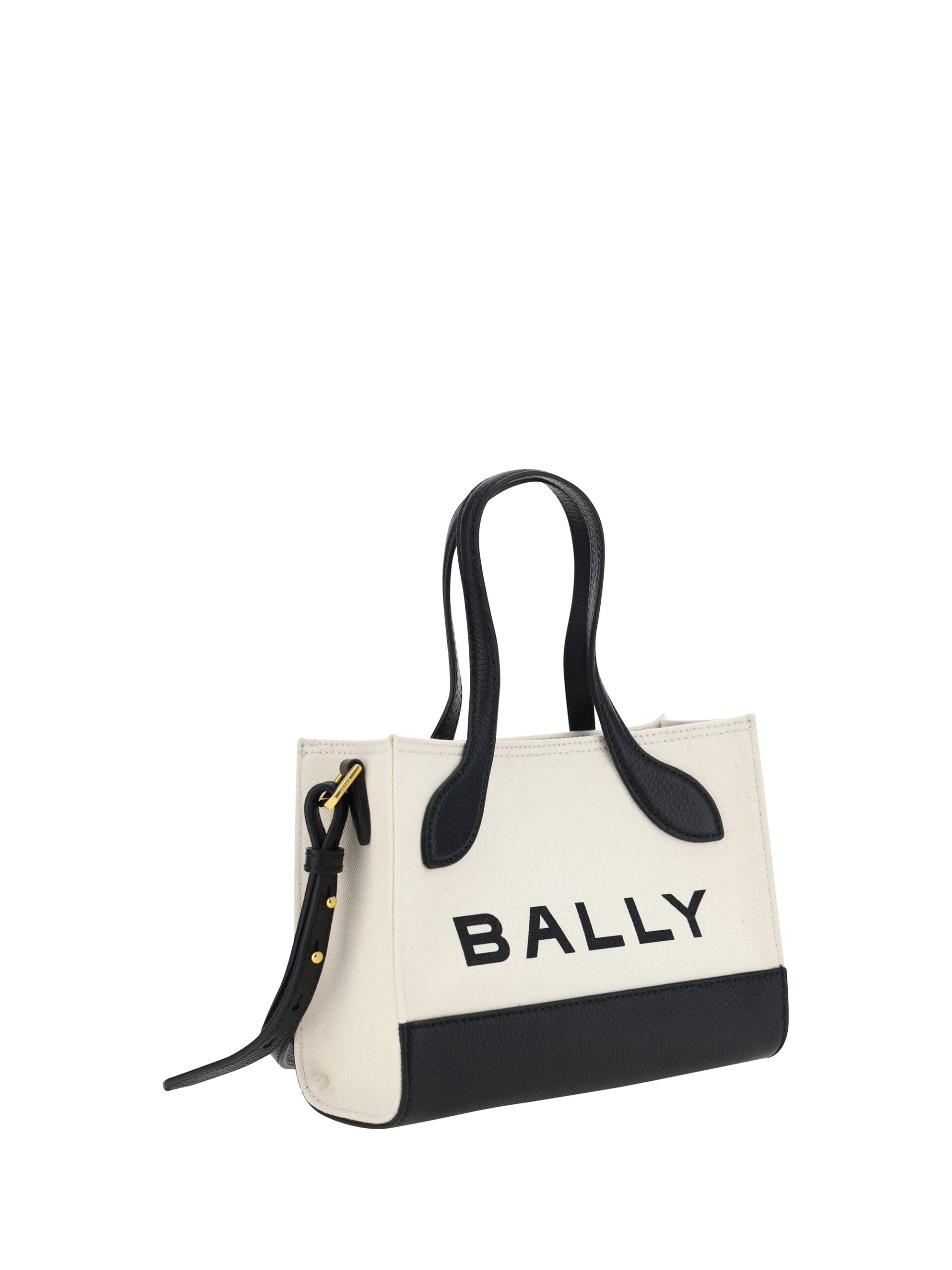 Bally Logo Mini Leather Top Handle Handbag