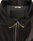Dolce & Gabbana Collar Leather Jacket - Brown