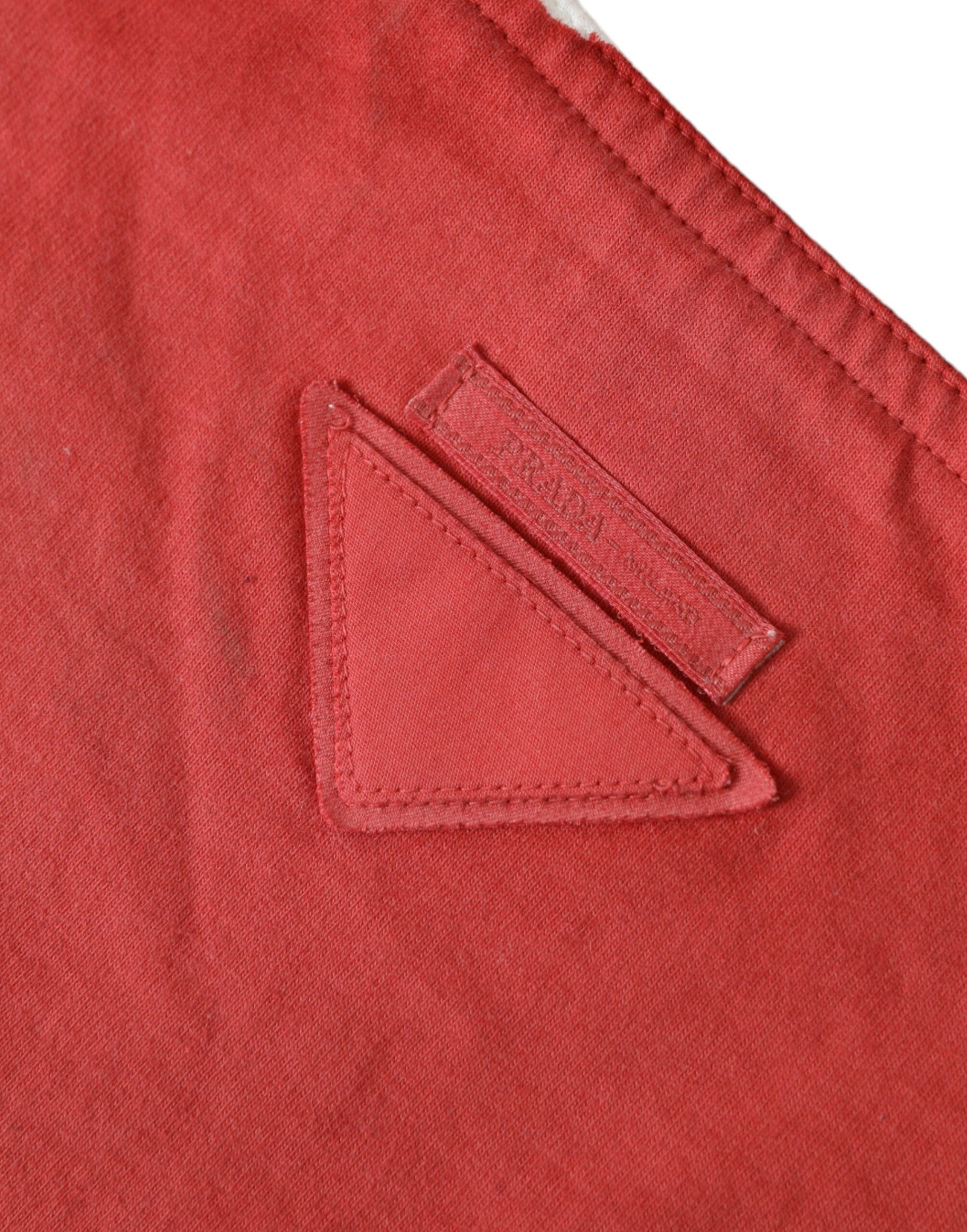 Prada Shopper Tote Bag - Vintage Red