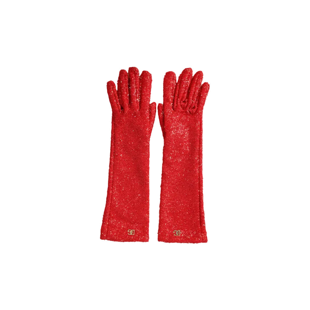 Dolce & Gabbana Fantasia Mid Arm Length Gloves - Red