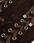 Dolce & Gabbana Vintage Lace-Up Long Fingerless Gloves