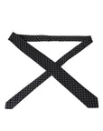 Dolce & Gabbana Geometric Slim Suit Tie - Black