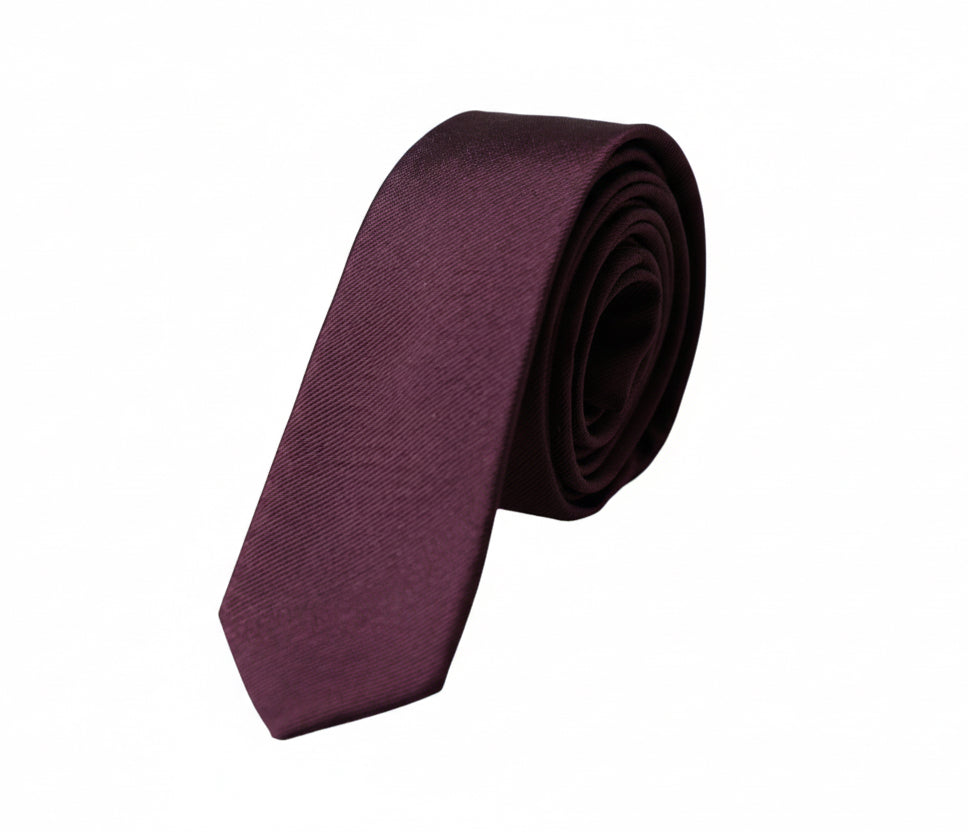 Dolce & Gabbana Silk Suit Tie - Burgundy