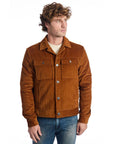 Roberto Pepe Luxury Corduroy Jacket - Rust