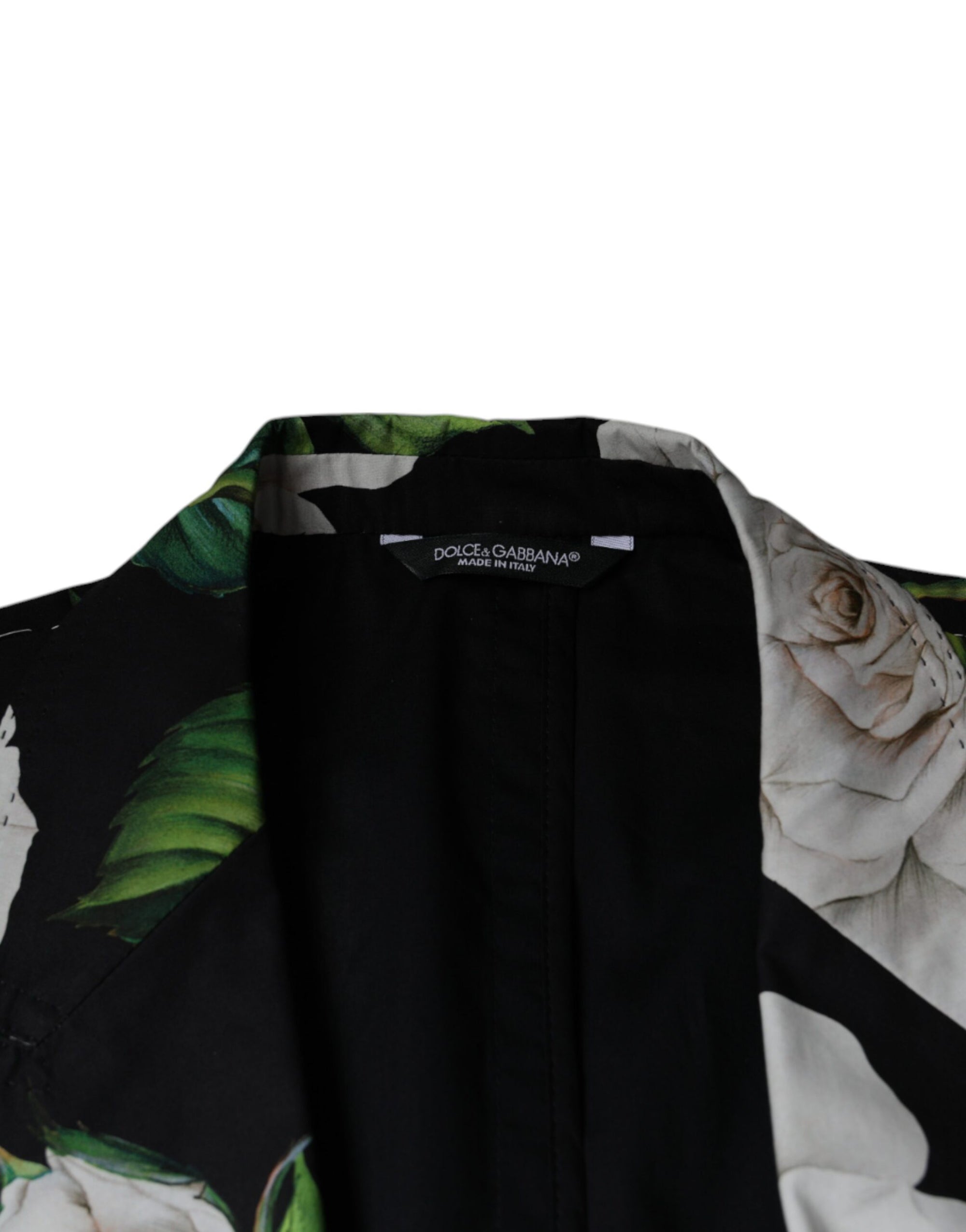 Dolce &amp; Gabbana Blazer &amp; Pants White Rose 2-Piece Suit
