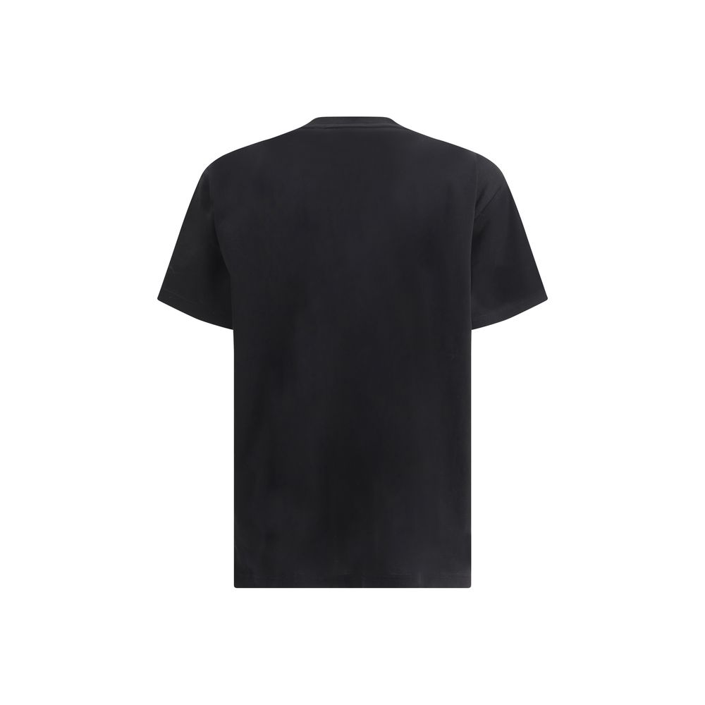 signature checkered pocket cotton t-shirt