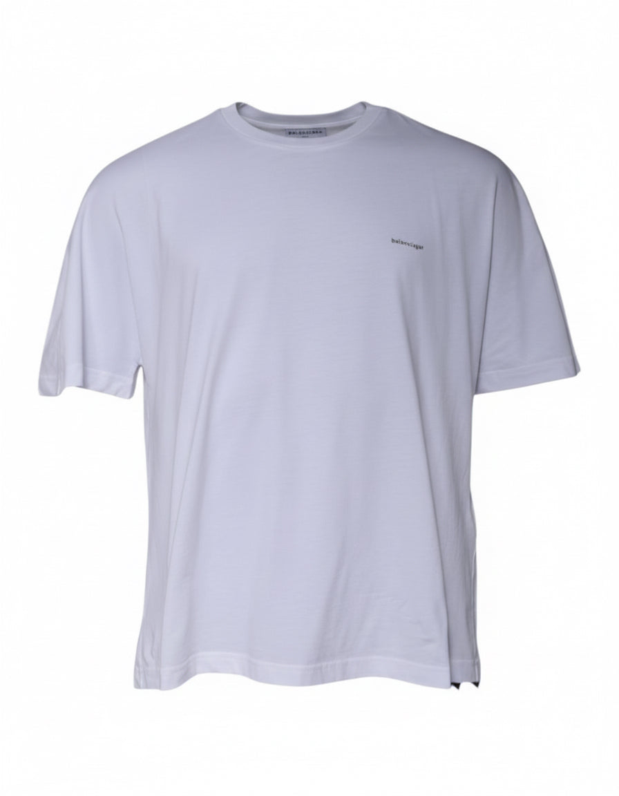 Balenciaga Logo White T-shirt