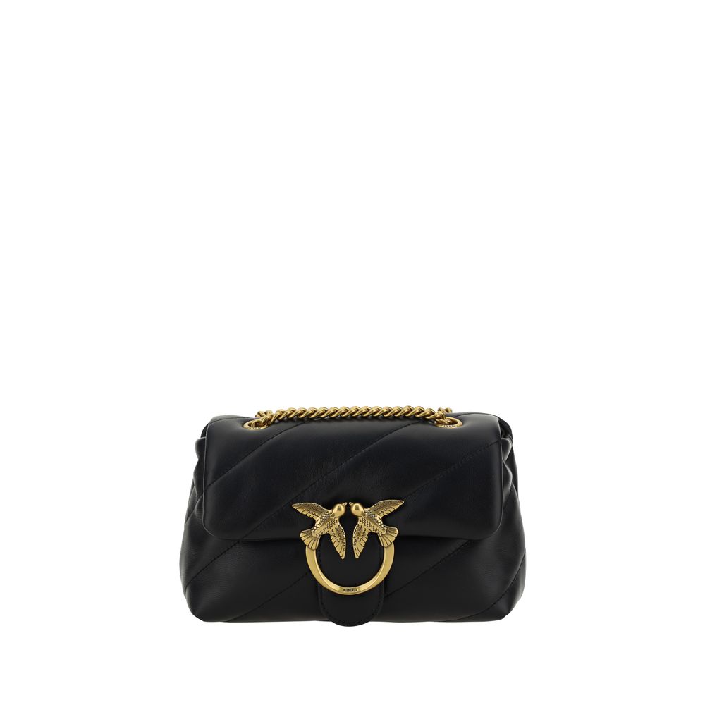 PINKO Love Mini Puff Leather Shoulder Bag