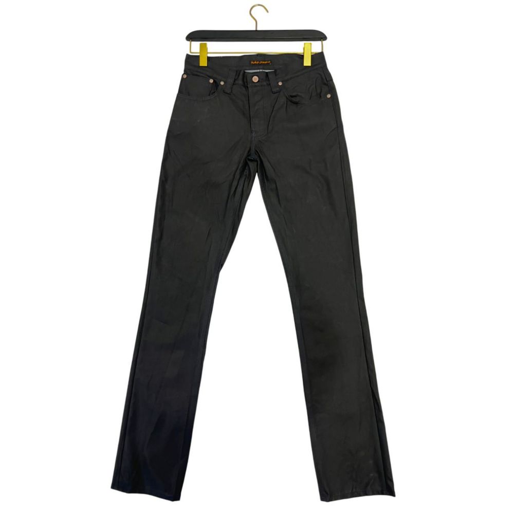 Nudie Jeans Skinny Luster Black Jeans - Made In Italy