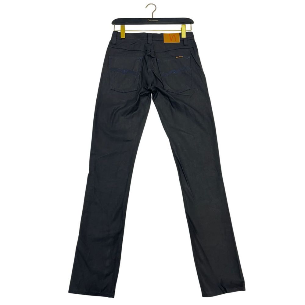 Nudie Jeans Skinny Luster Black Jeans - Made In Italy
